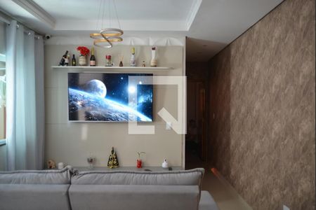 Sala de apartamento para alugar com 2 quartos, 72m² em Vila Valparaíso, Santo André