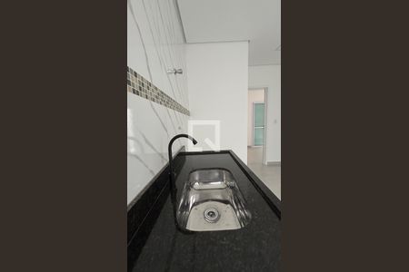 Sala - Cozinha de apartamento para alugar com 1 quarto, 30m² em Parque Novo Oratório, Santo André