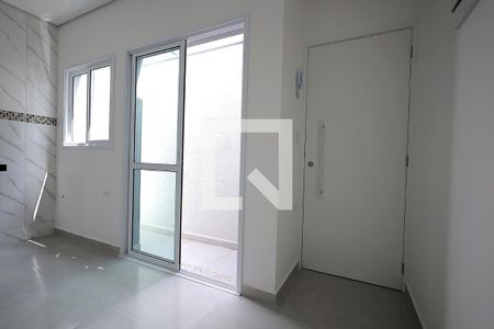 Sala / Cozinha de apartamento para alugar com 1 quarto, 30m² em Parque Novo Oratório, Santo André