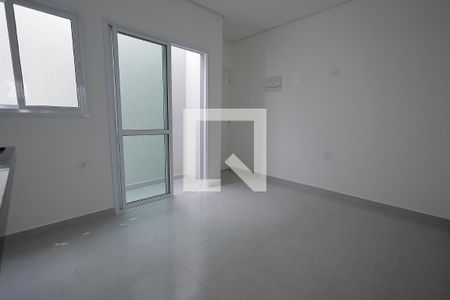 Sala / Cozinha de apartamento para alugar com 1 quarto, 30m² em Parque Novo Oratório, Santo André