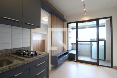 Sala/Cozinha de apartamento para alugar com 1 quarto, 27m² em Vila Olímpia, São Paulo