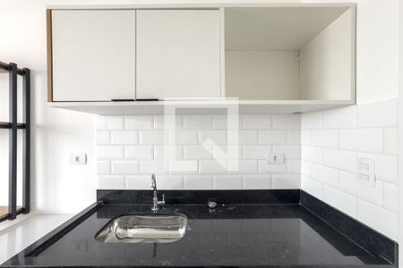 Cozinha de kitnet/studio para alugar com 1 quarto, 22m² em Pinheiros, São Paulo