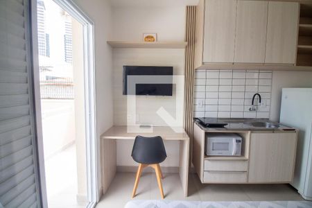Sala / Quarto - Studio de kitnet/studio para alugar com 1 quarto, 18m² em Chácara Santo Antônio (zona Sul), São Paulo