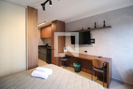 Suíte  de kitnet/studio para alugar com 1 quarto, 27m² em Moema, São Paulo