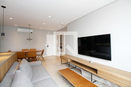 Sala de Estar e Jantar de apartamento para alugar com 2 quartos, 88m² em Jardim Paulista, São Paulo