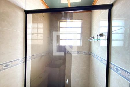 Banheiro da Suíte 1 de apartamento à venda com 3 quartos, 90m² em Sagrada Família, Belo Horizonte