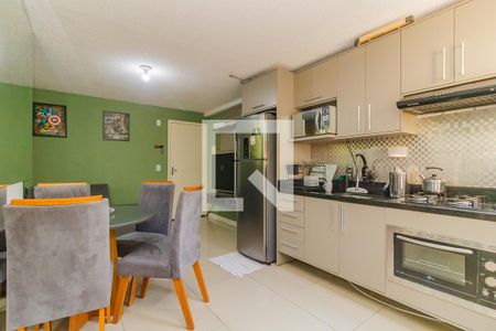 Sala / cozinha de apartamento à venda com 2 quartos, 43m² em Glória, Porto Alegre