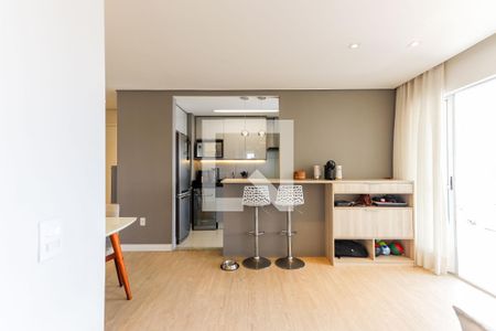 Sala estendida  de apartamento à venda com 3 quartos, 76m² em Vila Sao Silvestre (zona Leste), São Paulo