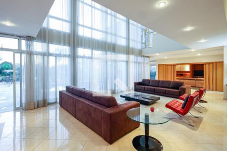 Sala  de casa de condomínio para alugar com 6 quartos, 1000m² em Colinas do Mosteiro de Itaici, Indaiatuba