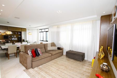 Sala de apartamento à venda com 4 quartos, 140m² em Buritis, Belo Horizonte