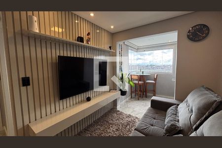 Sala - Sala de Jantar de apartamento à venda com 2 quartos, 55m² em Vila Tibiriçá, Santo André