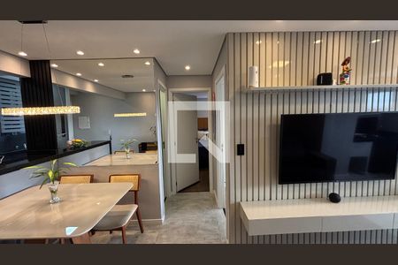 Sala - Sala de Jantar de apartamento à venda com 2 quartos, 55m² em Vila Tibiriçá, Santo André
