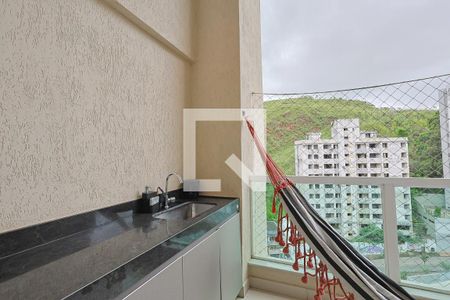 Varanda de apartamento à venda com 3 quartos, 107m² em Sion, Belo Horizonte
