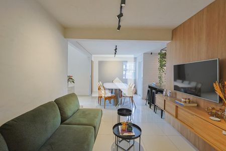 Sala de apartamento à venda com 3 quartos, 107m² em Sion, Belo Horizonte
