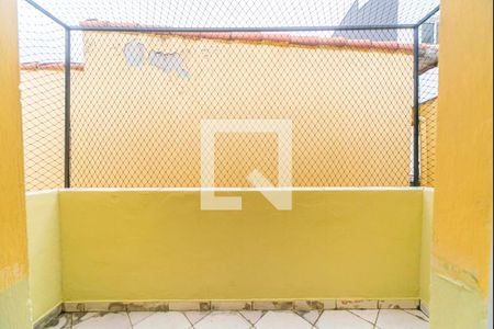 Varanda da Sala de casa para alugar com 1 quarto, 46m² em Jardim Santo Alberto, Santo André