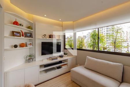 Sala de apartamento à venda com 3 quartos, 152m² em Indianópolis, São Paulo