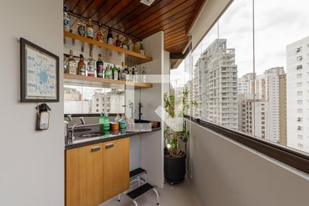 Varanda de apartamento à venda com 3 quartos, 152m² em Indianópolis, São Paulo
