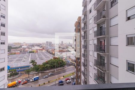 Vista da Sacada da Sala de apartamento para alugar com 2 quartos, 37m² em Bom Retiro, São Paulo