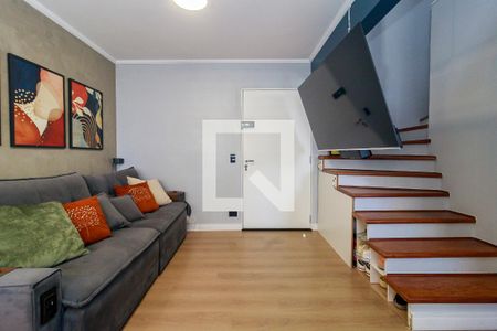 Sala de apartamento para alugar com 1 quarto, 50m² em Brooklin, São Paulo