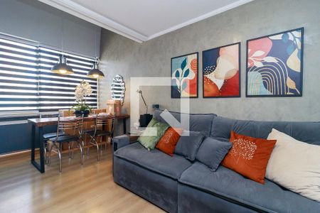Sala de apartamento para alugar com 1 quarto, 50m² em Brooklin, São Paulo