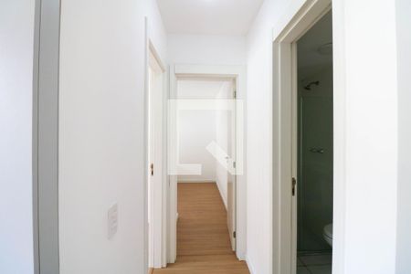 Corredor de apartamento para alugar com 2 quartos, 43m² em Santo Amaro, São Paulo