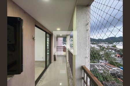 Varanda - Sala de apartamento para alugar com 3 quartos, 89m² em Taquara, Rio de Janeiro