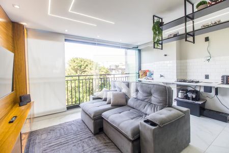 Sala  de apartamento para alugar com 2 quartos, 55m² em Jardim Maria Helena, Barueri