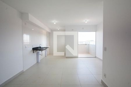 Sala de apartamento para alugar com 2 quartos, 57m² em Novo Mundo, Uberlândia