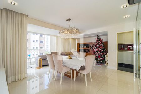 Sala de Jantar de apartamento à venda com 3 quartos, 177m² em Jardim Analia Franco, São Paulo