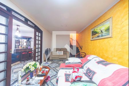 Sala de TV de casa à venda com 3 quartos, 191m² em Vila Marina, Santo André