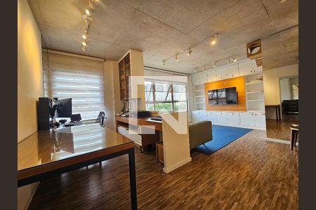 Sala de apartamento para alugar com 1 quarto, 70m² em Jardim das Acacias, São Paulo