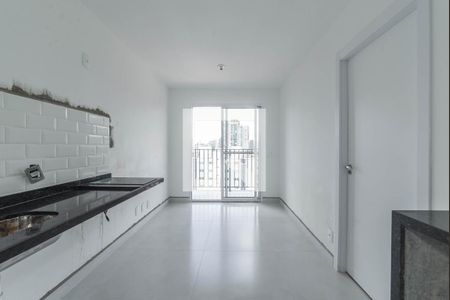 Sala - Cozinha Integrada de apartamento à venda com 1 quarto, 30m² em Campo Belo, São Paulo