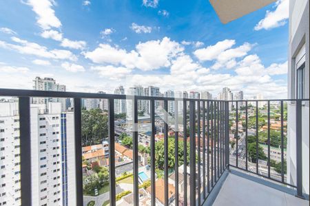 Varanda de apartamento à venda com 1 quarto, 30m² em Campo Belo, São Paulo