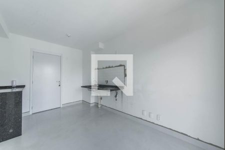 Sala - Cozinha Integrada de apartamento à venda com 1 quarto, 30m² em Campo Belo, São Paulo
