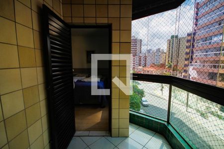 Varanda da Suíte 1 de apartamento para alugar com 2 quartos, 96m² em Vila Tupi, Praia Grande