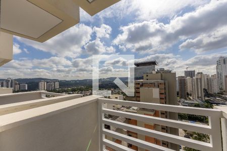 Varanda de kitnet/studio para alugar com 1 quarto, 29m² em Alphaville, Barueri