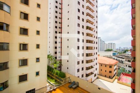 Vista da varanda de apartamento à venda com 3 quartos, 106m² em Vila Gilda, Santo André