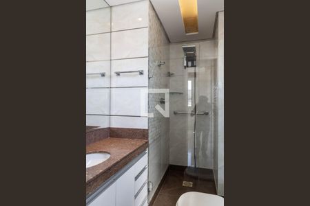 Banheiro da Suíte de apartamento à venda com 3 quartos, 95m² em Gutierrez, Belo Horizonte