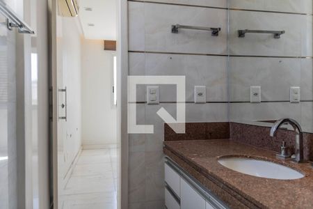 Banheiro da Suíte de apartamento à venda com 3 quartos, 95m² em Gutierrez, Belo Horizonte