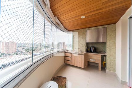 Varanda Gourmet de apartamento à venda com 3 quartos, 89m² em Casa Branca, Santo André