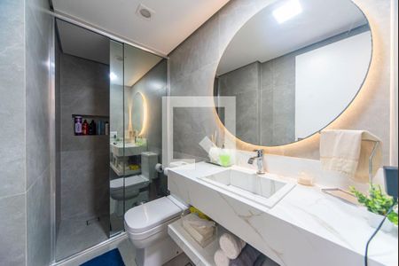 Banheiro  de apartamento à venda com 3 quartos, 89m² em Casa Branca, Santo André