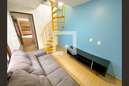 Sala de TV de apartamento para alugar com 2 quartos, 65m² em Ingleses do Rio Vermelho, Florianópolis
