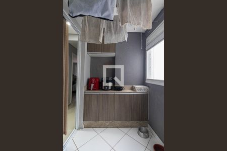 Sala/Cozinha/Área de Serviço  de apartamento à venda com 2 quartos, 52m² em Chácara Cruzeiro do Sul, São Paulo