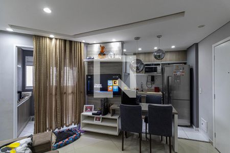 Sala/Cozinha/Área de Serviço  de apartamento à venda com 2 quartos, 52m² em Chácara Cruzeiro do Sul, São Paulo