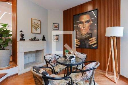 Sala de lareira de apartamento à venda com 4 quartos, 250m² em Parque Mandaqui, São Paulo