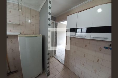 Cozinha de apartamento para alugar com 1 quarto, 34m² em Itararé, Santos