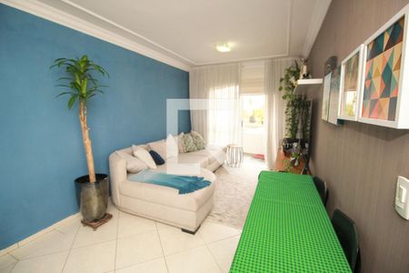 Sala de apartamento para alugar com 1 quarto, 56m² em Jardim, Santo André