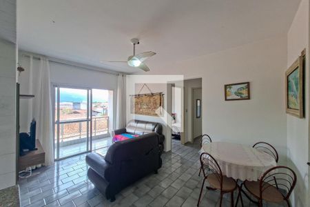 Sala de apartamento para alugar com 2 quartos, 70m² em Jardim Imperador, Praia Grande
