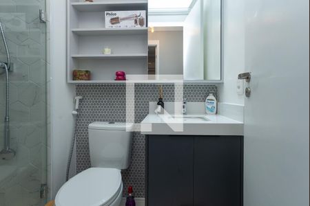 Banheiro Social de apartamento à venda com 2 quartos, 41m² em Barra Funda, São Paulo