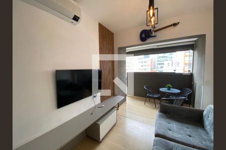 Sala de apartamento para alugar com 1 quarto, 36m² em Consolação, São Paulo